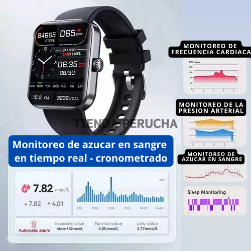 RELOJ INTELIGENTE PARA MEDIR GLUCOSA🎁⭐