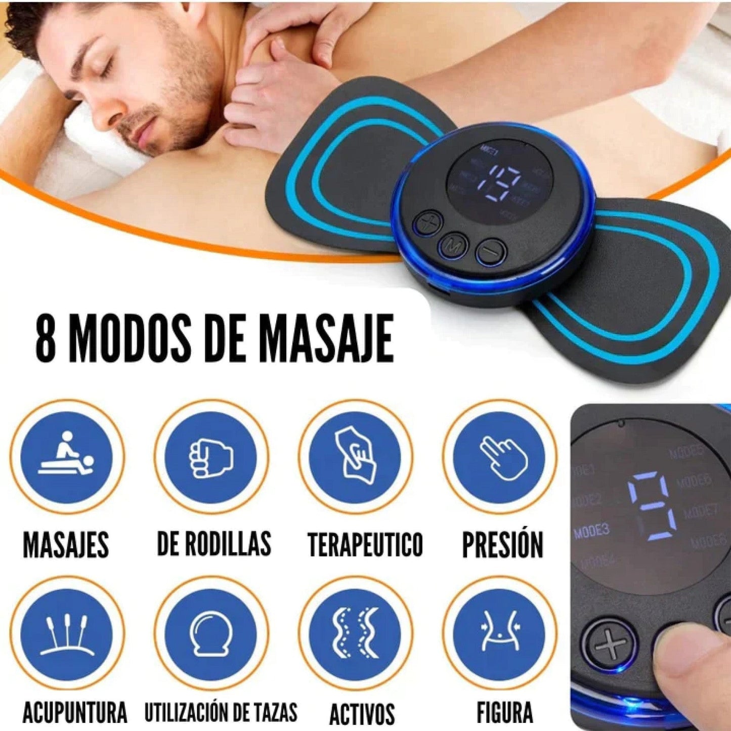 MASAJEADOR ELECTRICO PREMIUM con 50% de descuento ¡ENVIO GRATIS!🏍